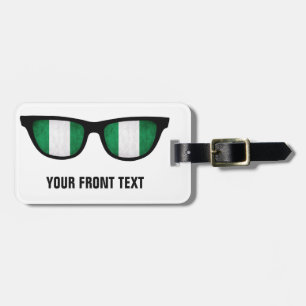 Nigeria Shades Zollmarke für Gepäck Gepäckanhänger