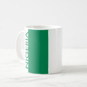 NIGERIA SOCCER KAFFEETASSE (Vorderseite Links)