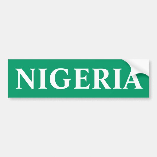 Nigeria Super Eagles Autoaufkleber (Vorne)