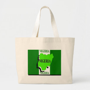 Nigeria-Taschen Jumbo Stoffbeutel