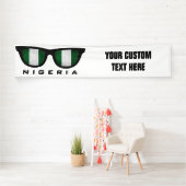 Nigeria überträgt Sondertext- und Farbbanner Banner (Insitu)