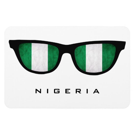 Nigeria überträgt Sondertext- und Farbmagnet Magnet (Horizontal)