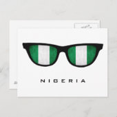 Nigeria überträgt Sondertext und Farbpostkarte Postkarte (Vorne/Hinten)