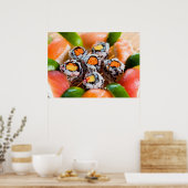 Nigeria und Maki Poster (Küche)