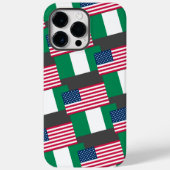Nigeria und USA Flags Together /Phone Case Design (Rückseite)