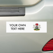 Nigeria-Wappen Autoaufkleber (Auf Auto)