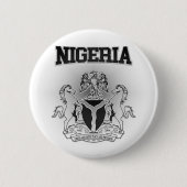 Nigeria-Wappen Button (Vorderseite)
