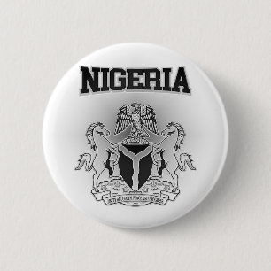 Nigeria-Wappen Button