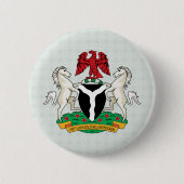 Nigeria-Wappen Detail Button (Vorderseite)