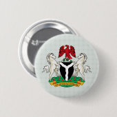 Nigeria-Wappen Detail Button (Vorne & Hinten)