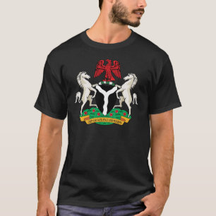 Nigeria-Wappen Detail T-Shirt