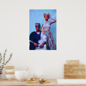 Nigerian Couple Portrait Poster (Küche)