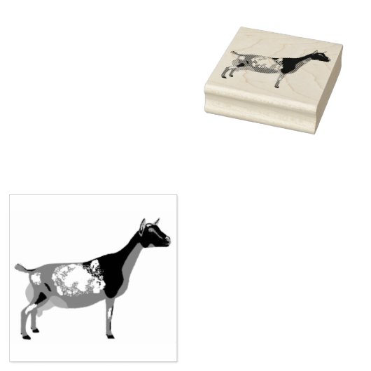 Nigerian Dwarf Daischiff Gummistempel (Stempel)