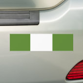 Nigerian Flag Autoaufkleber (Auf Auto)