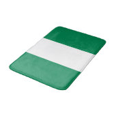 Nigerian Flag Badematte (Schrägansicht)