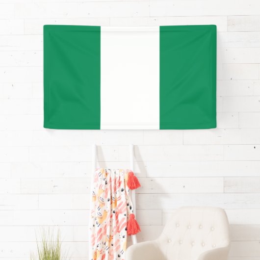 Nigerian Flag Banner (Insitu)