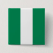 Nigerian Flag Button (Vorderseite)