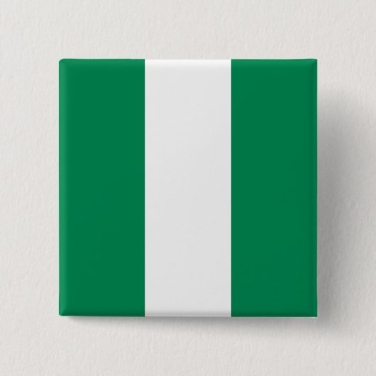 Nigerian Flag Button (Vorderseite)