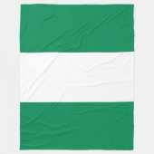 Nigerian Flag Fleecedecke (Vorderseite)