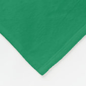 Nigerian Flag Fleecedecke (Ecke)