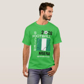 NIGERIAN FLAG Fußball Custom 2026 JEDES JAHR T-Shirt (Vorne ganz)