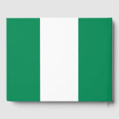 Nigerian Flag Gästebuch (Rückseite)