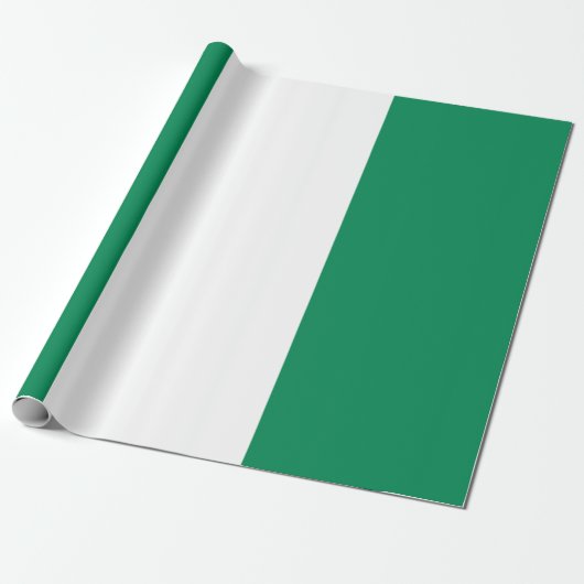 Nigerian Flag Geschenkpapier (Ungerollt)