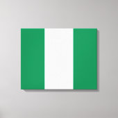 Nigerian Flag Leinwanddruck (Vorderseite)