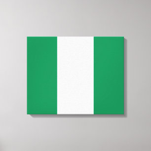 Nigerian Flag Leinwanddruck