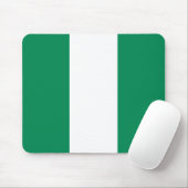 Nigerian Flag Mousepad (Mit Mouse)
