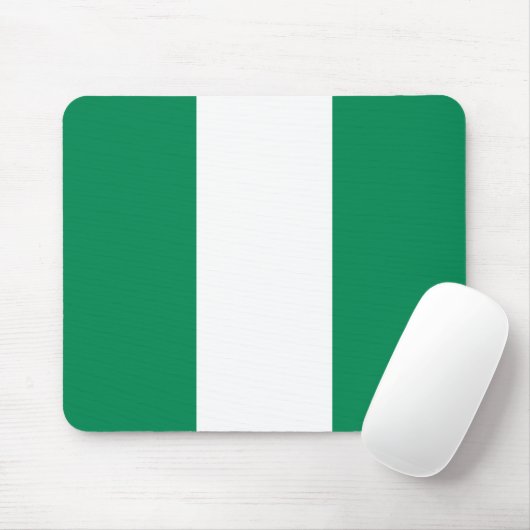 Nigerian Flag Mousepad (Mit Mouse)