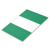 Nigerian Flag Notizblock (angewinkelt)