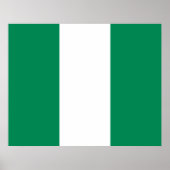 Nigerian Flag Poster (Vorne)