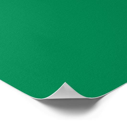 Nigerian Flag Poster (Ecke)