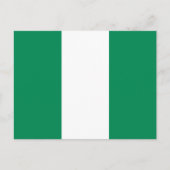 Nigerian Flag Postkarte (Vorderseite)