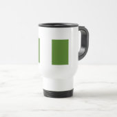 Nigerian Flag Reisebecher (VorderseiteRechts)