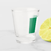 Nigerian Flag Schnapsglas (Links)