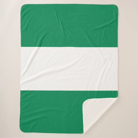 Nigerian Flag Sherpadecke (Vorderseite)