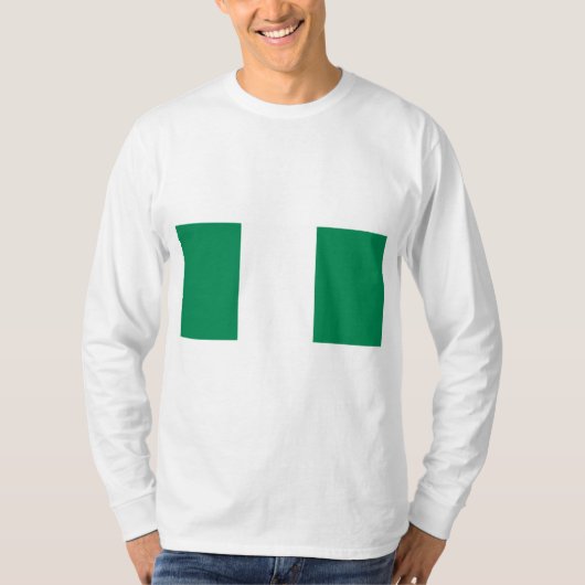 Nigerian Flag T-Shirt (Vorderseite)