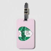 Nigerian Girl Gepäckanhänger (Vorderseite Vertikal)