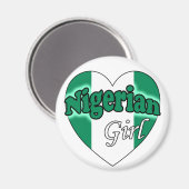 Nigerian Girl Magnet (Vorderseite/Rückseite)