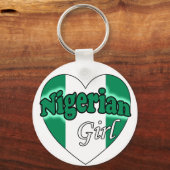 Nigerian Girl Schlüsselanhänger (Vorderseite)