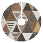 Nigerian patterns on a triangles background polyester weihnachtsbaumdecke (Vorderseite)