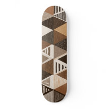 Nigerian patterns on a triangles background