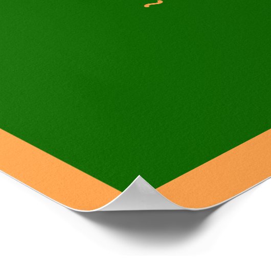 Nigerian Proverb Poster (Ecke)