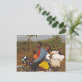 nigerianische Familie Postkarte (Stehend Vorderseite)