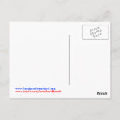 nigerianische Familie Postkarte (Rückseite)