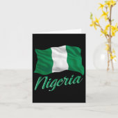 Nigerianische Flagge - Afrika Männer Frauen Kinder Karte (Gelbe Blume)