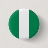 Nigerianische Flagge, Flagge Nigerias Button (Vorderseite)