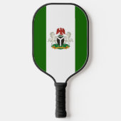 nigerianische Flagge Pickleball Schläger (Vorderseite)